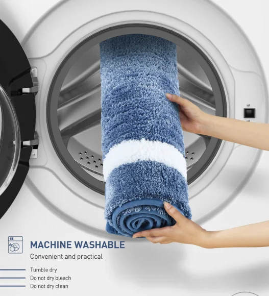Quick Dry Super soft Bath Mat Blue