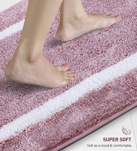 Quick Dry Super soft Bath Mat Blush