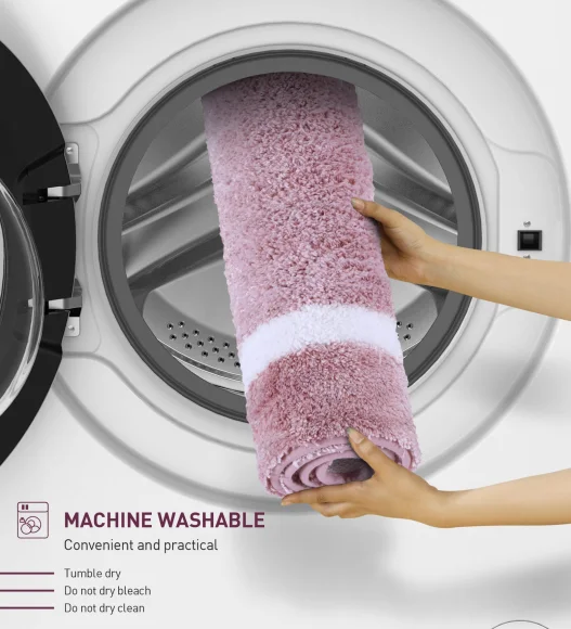 Quick Dry Super soft Bath Mat Blush