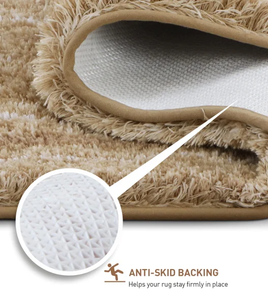 Quick Dry Anti skid Bath Mat Beige
