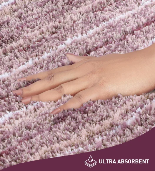 Quick Dry Anti skid Bath Mat Mouve